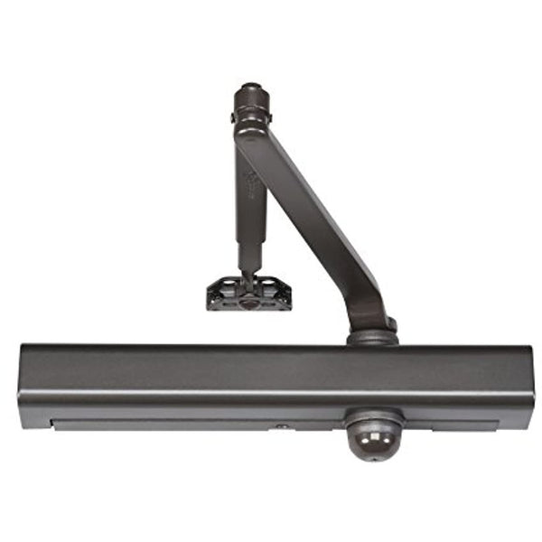 Norton Door Controls 8301 x 690 8300 Series Door Closer, Cast Aluminum Body, Adjustable Size 1-6, Delayed Action, Half Cover Tri-Styled Pack, Dark Bronze Finish