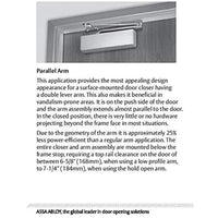 Norton 7500 Series Institutional Door Closer, Tri-Style (Regular, top jamb, or Parallel arm), Non-Handed, Cast Aluminum (689)