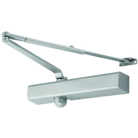 FALCON SC81 RW/PA AL Slim Medium Duty Door Closer, Regular Arm with Parallel Arm Shoe, Slim Cover, Aluminum Finish