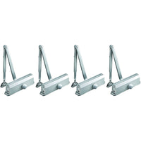 NORTON DOOR CONTROLS 1601-689 Norton Adjustable Streamline Door Closers #1601 Aluminum, Adjustable Size 3 Through 6